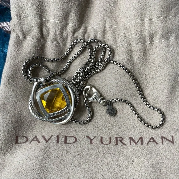 David Yurman Citrine Infinity Necklace